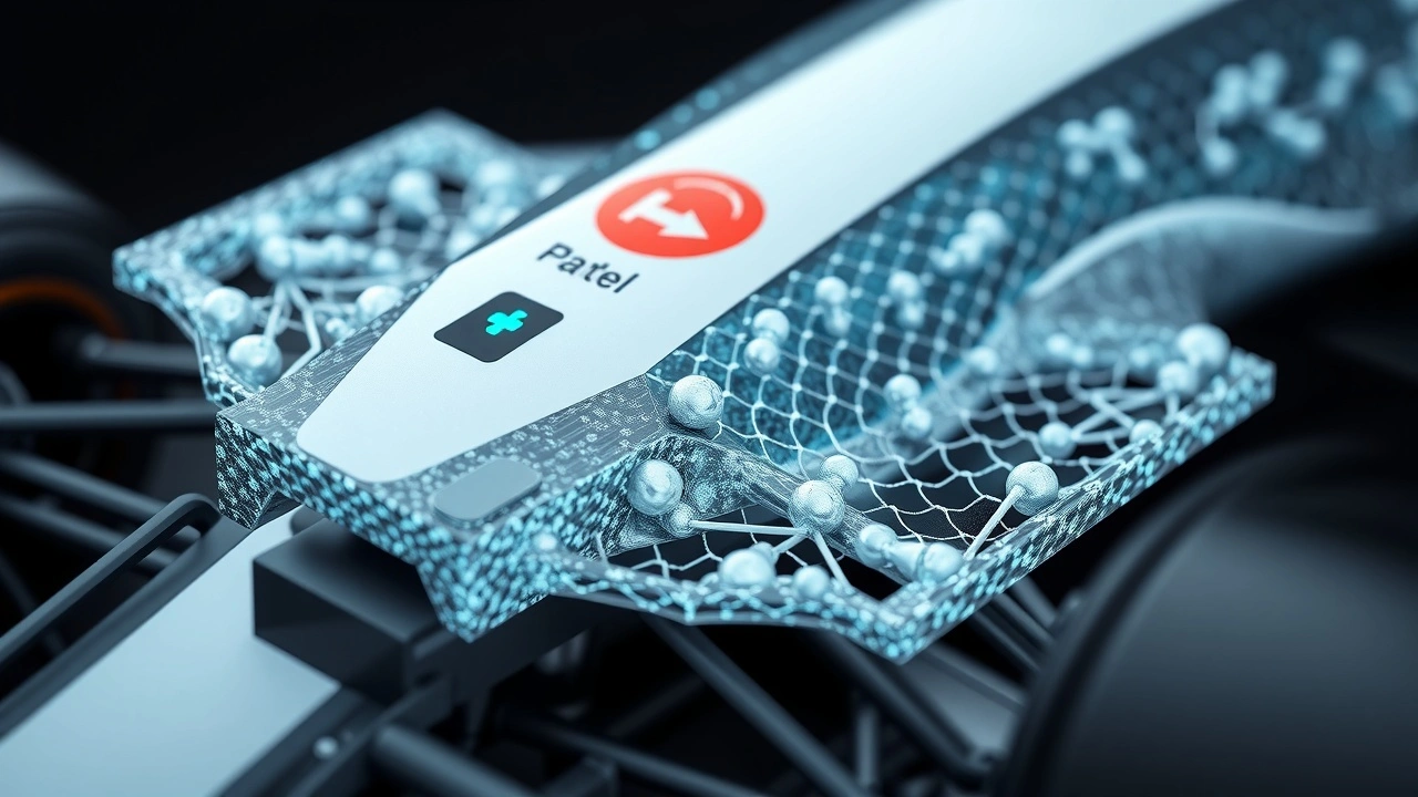 composants de voiture de F1 en nanomateriaux