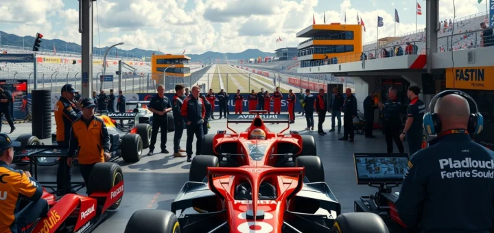 Une vue des coulisses du circuit d'Austin avec les défis uniques pour les écuries de Formule 1.