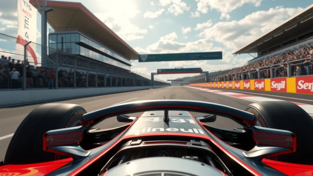 Une scène de course F1 mettant en avant les innovations de sécurité inspirées par Jules Bianchi.