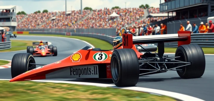 Une scène de course légendaire avec Alain Prost et son histoire d'erreurs mémorables.