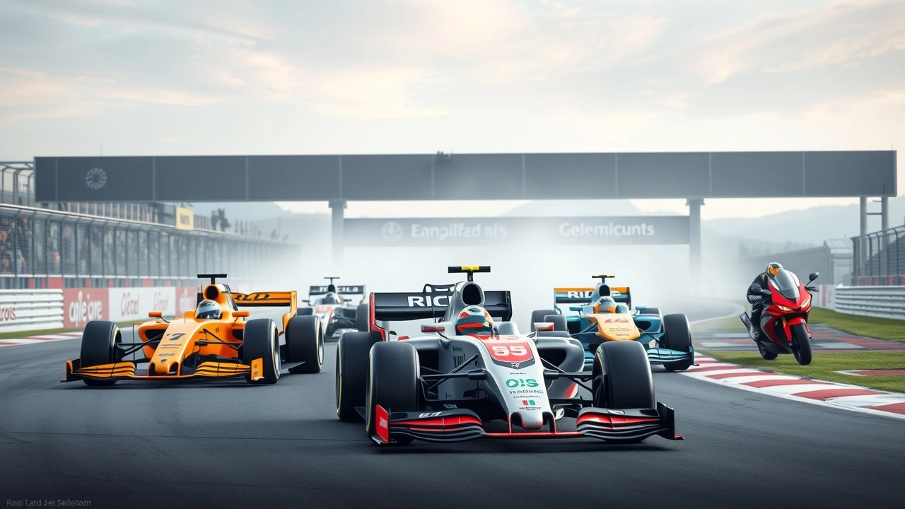 diversite des vehicules de sport automobile sur circuit