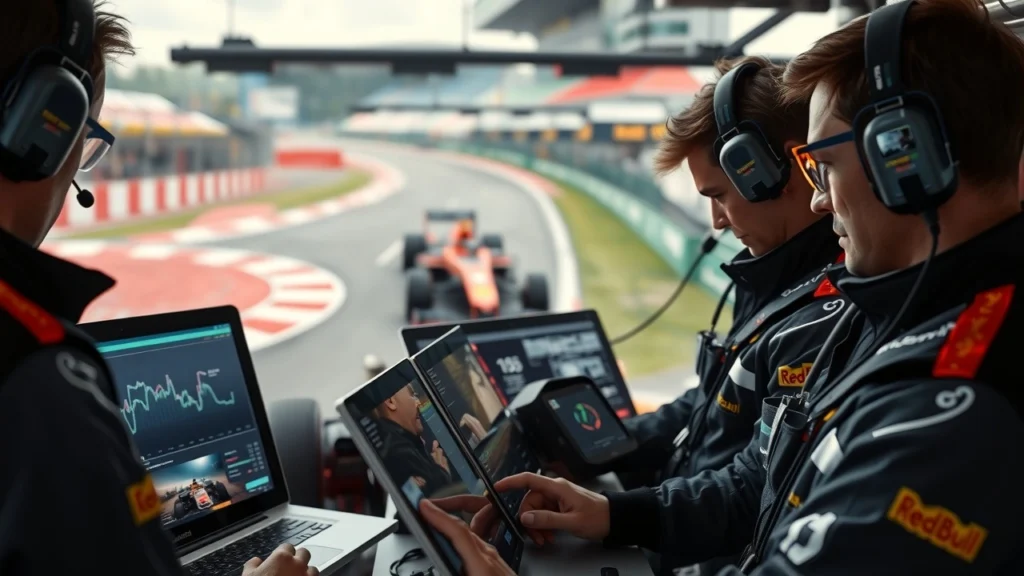 L'importance des données en temps réel pour les décisions stratégiques en Formule 1.