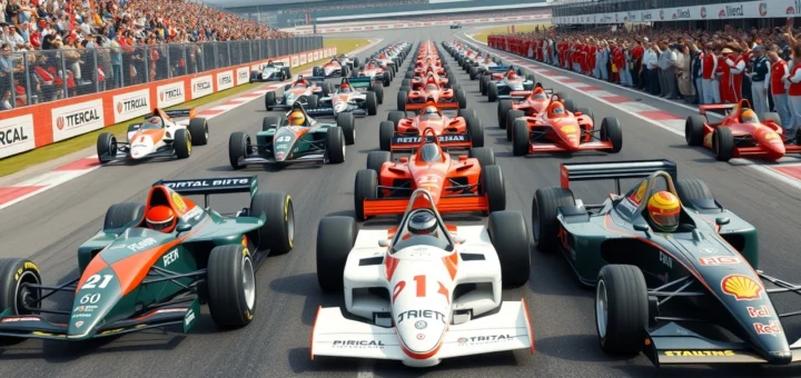 illustration de l'évolution de la rivalité entre équipes en Formule 1