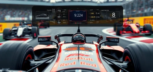 Illustration des systèmes d'assistance à la conduite en Formule 1