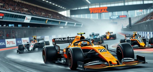 Illustration de la Formule 1 2025 avec McLaren dominant et enjeux techniques majeurs.