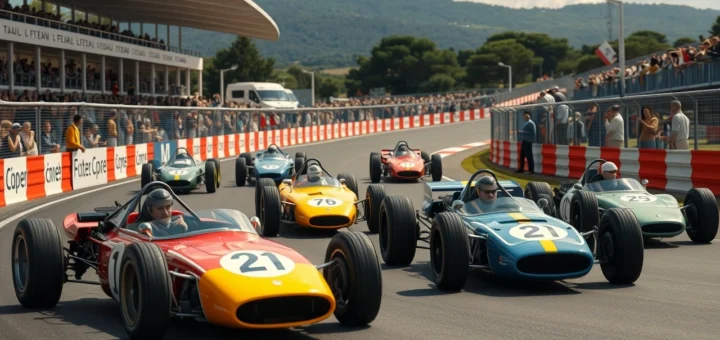 Le Grand Prix de France Historique 2025 avec Alain Prost et Jean Alesi au Circuit Paul Ricard.