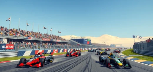 Illustration du circuit de Zandvoort pendant le Grand Prix des Pays-Bas 2025.