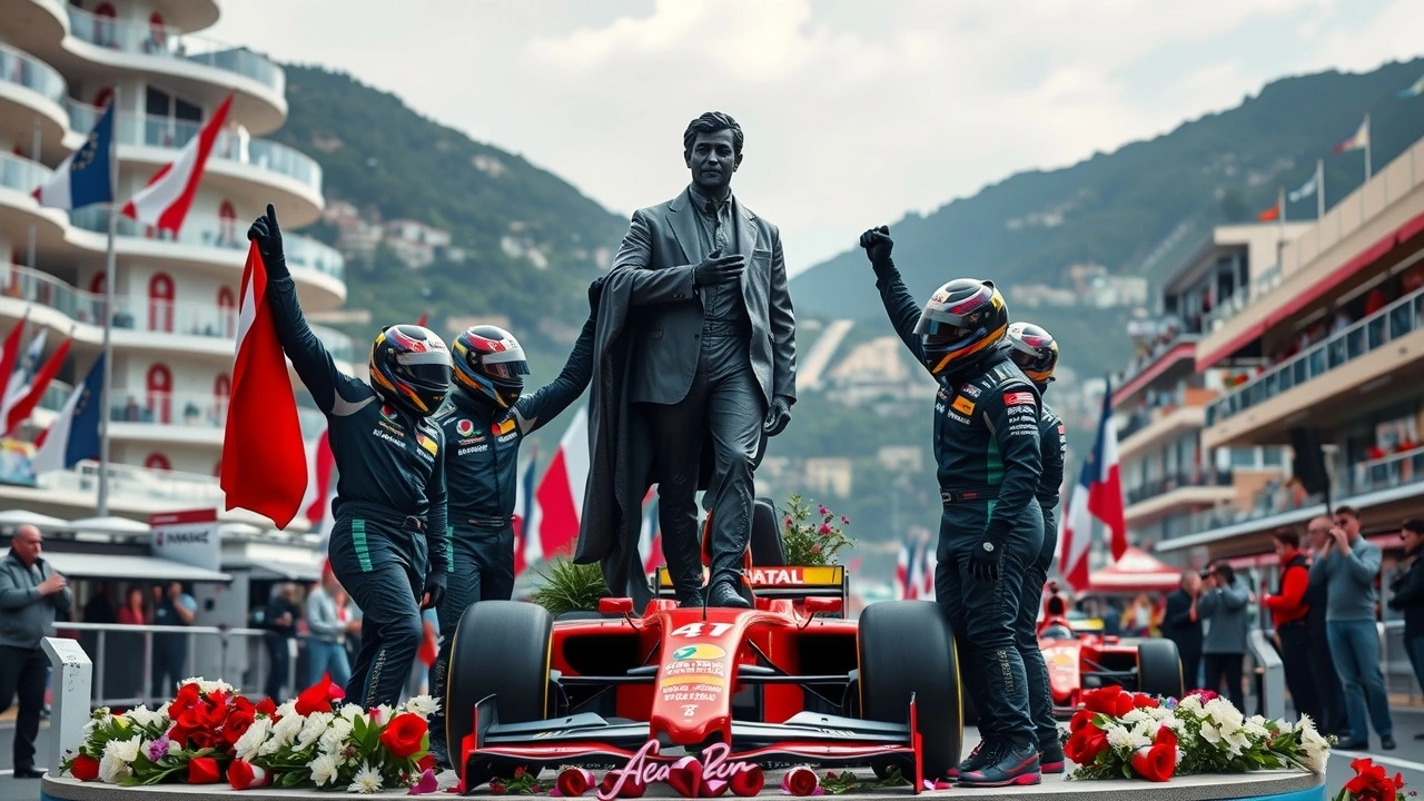hommage a ayrton senna au grand prix de monaco 2025