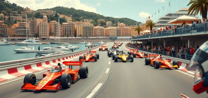 Hommage exceptionnel à Ayrton Senna avec ses voitures légendaires au Grand Prix de Monaco.