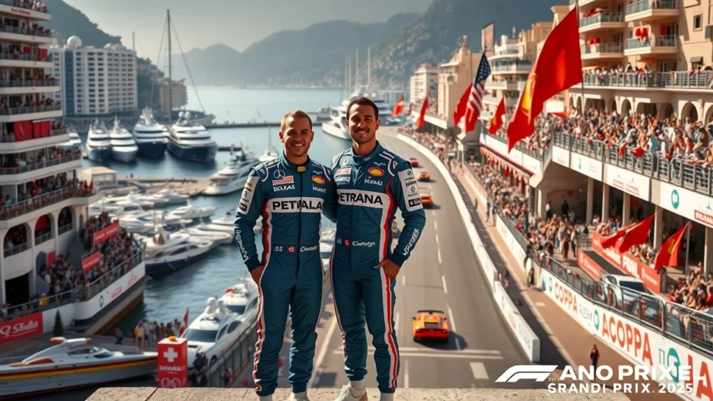 Une scène spectaculairedel Grand Prix de Monaco 2025 avec Hadjar et Gasly rendant hommage à Senna.