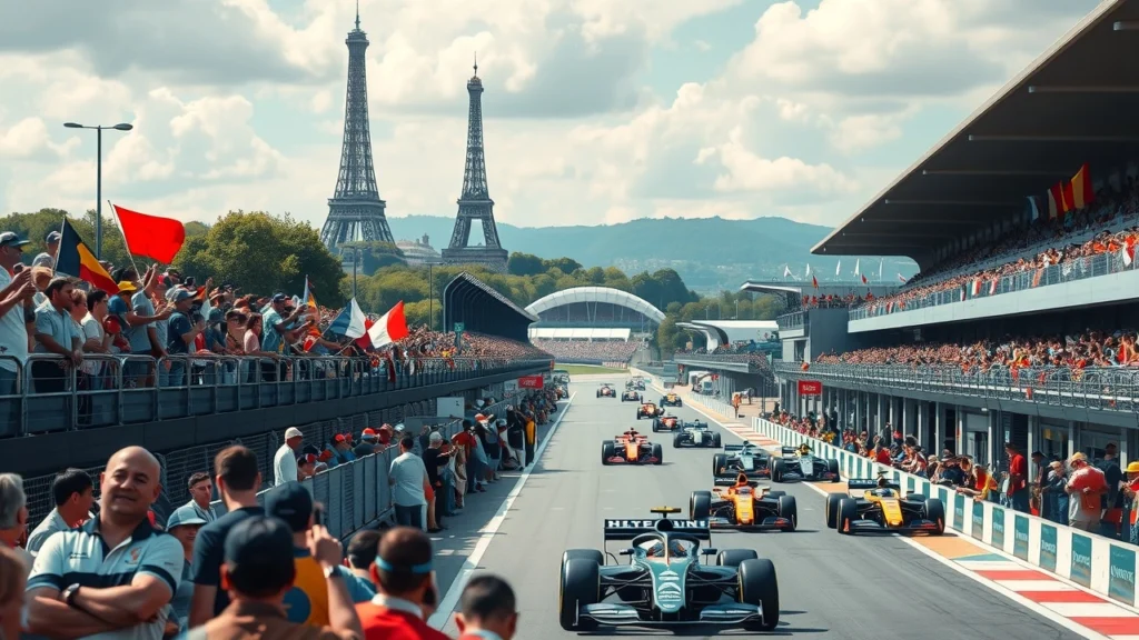 Une illustration de l'impact culturel du Grand Prix de France sur la Formule 1.