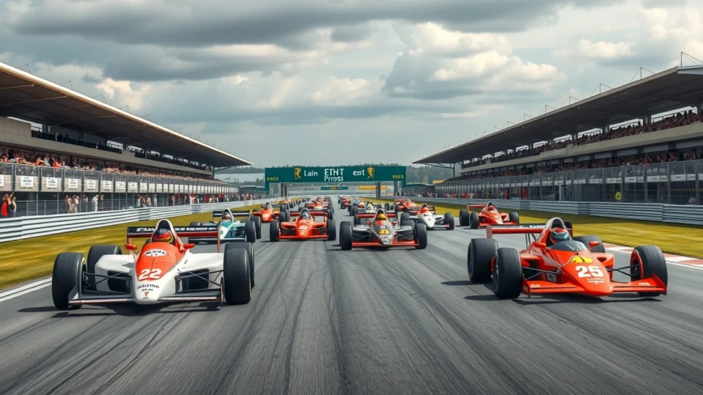 Illustration de l'impact d'Alain Prost sur les nouvelles générations de pilotes de F1.