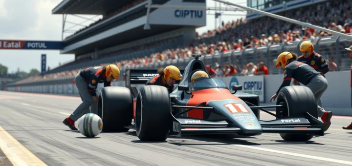 Une image montrant l'influence d'Alain Prost sur la stratégie moderne en Formule 1.