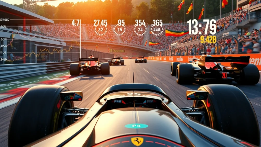 Une image illustrant les innovations en télémétrie GPS dans la course de F1