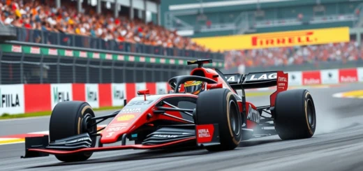 Une illustration des jeunes pilotes en Formule 1 en action sur la piste.