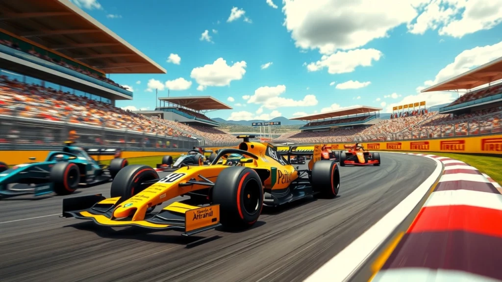 Une scène de Formule 1 avec Jules Bianchi en action, marquant un tournant pour la sécurité.