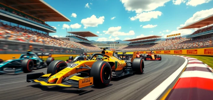 Une scène de Formule 1 avec Jules Bianchi en action, marquant un tournant pour la sécurité.