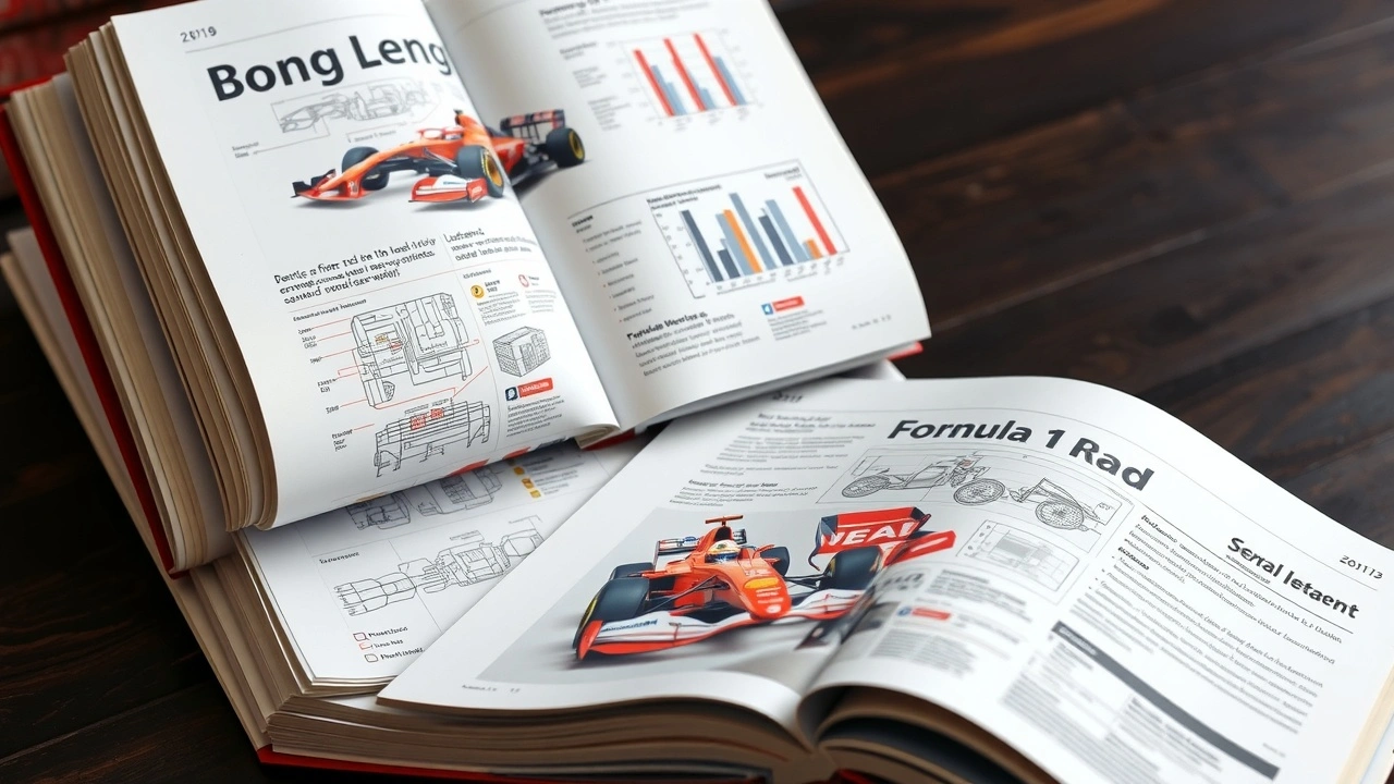 livres et articles sur l'ingénierie de la formule 1
