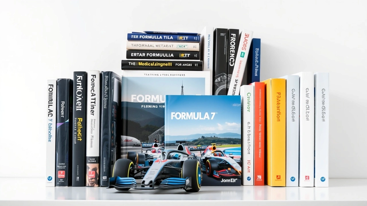 collection de livres sur la Formule E et la Formule 1