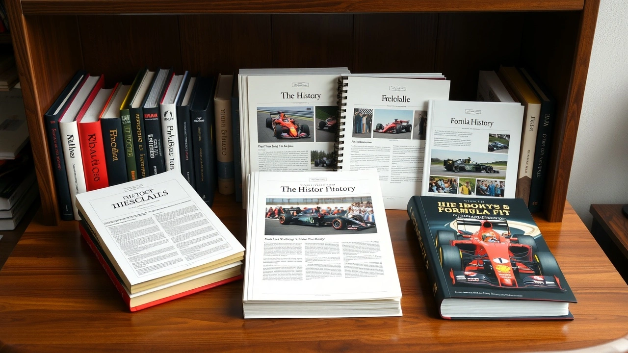 livres et documents sur l'histoire de la Formule 1
