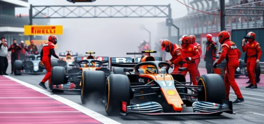 Une image de Max Verstappen dans un arrêt au stand intense en Formule 1.