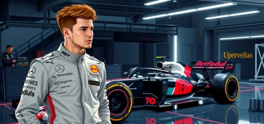 Max Verstappen envisageant un transfert chez Mercedes F1