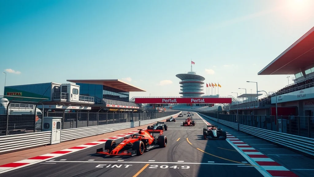 Une représentation photoréaliste des mesures de sécurité modernes en Formule 1, inspirées par Jules Bianchi.