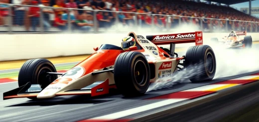 Un moment clé de la carrière d'Ayrton Senna, montrant son intensité et sa passion en Formule 1.