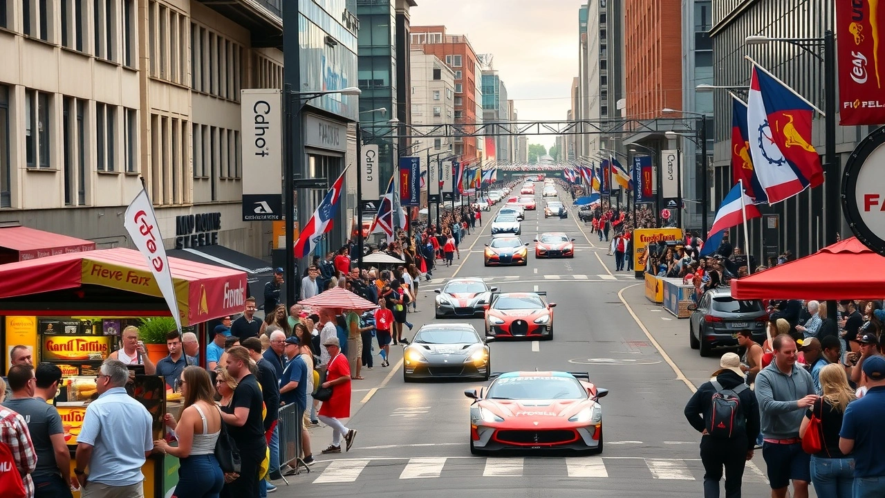 rue de Montreal pendant le Grand Prix du Canada