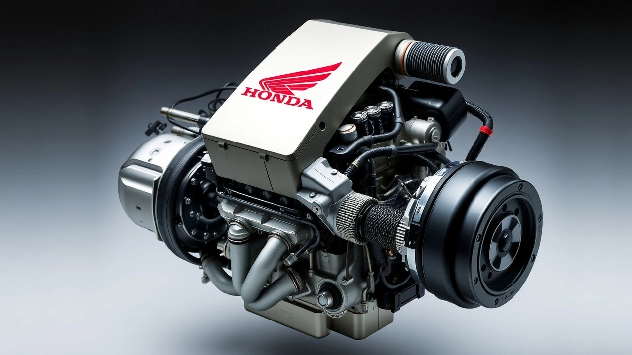 moteur V10 Honda de Formule 1 en détail