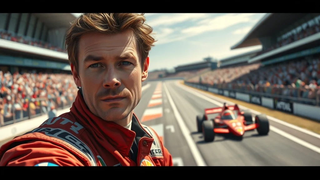 Nicolas Prost sur la piste de course, illustrant l'équilibre entre défis contemporains et traditions familiales.