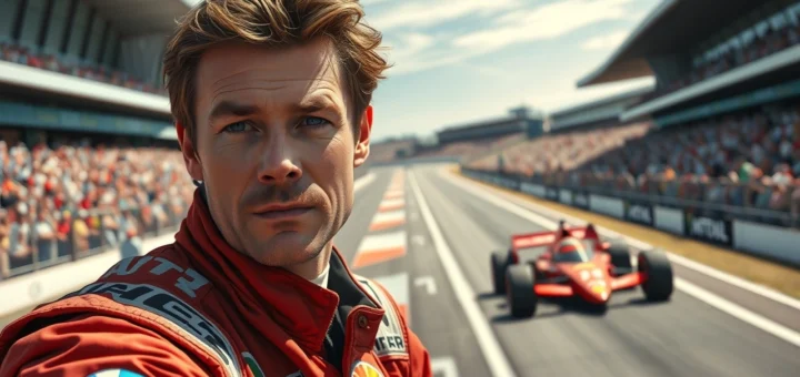 Nicolas Prost sur la piste de course, illustrant l'équilibre entre défis contemporains et traditions familiales.