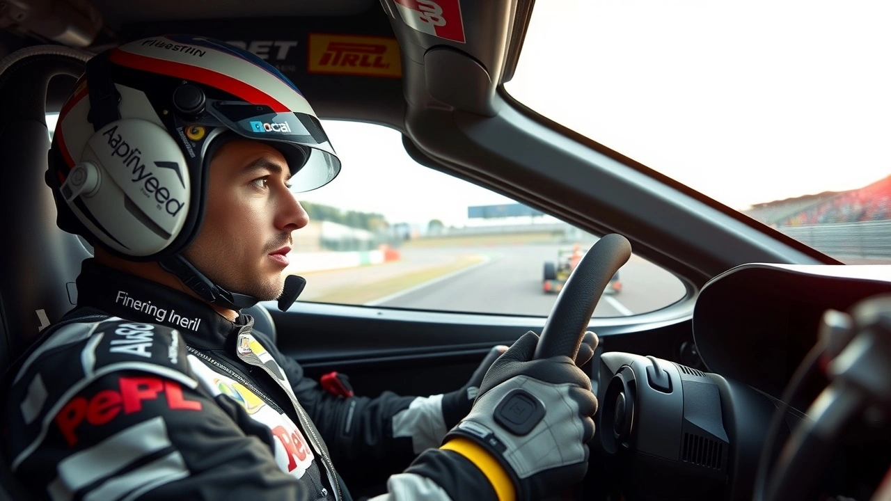 Oscar Piastri en voiture de course de Formule 1