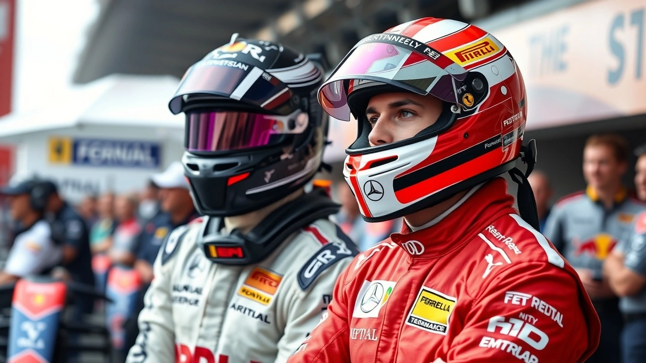 pilotes de Formule E et Formule 1 en action