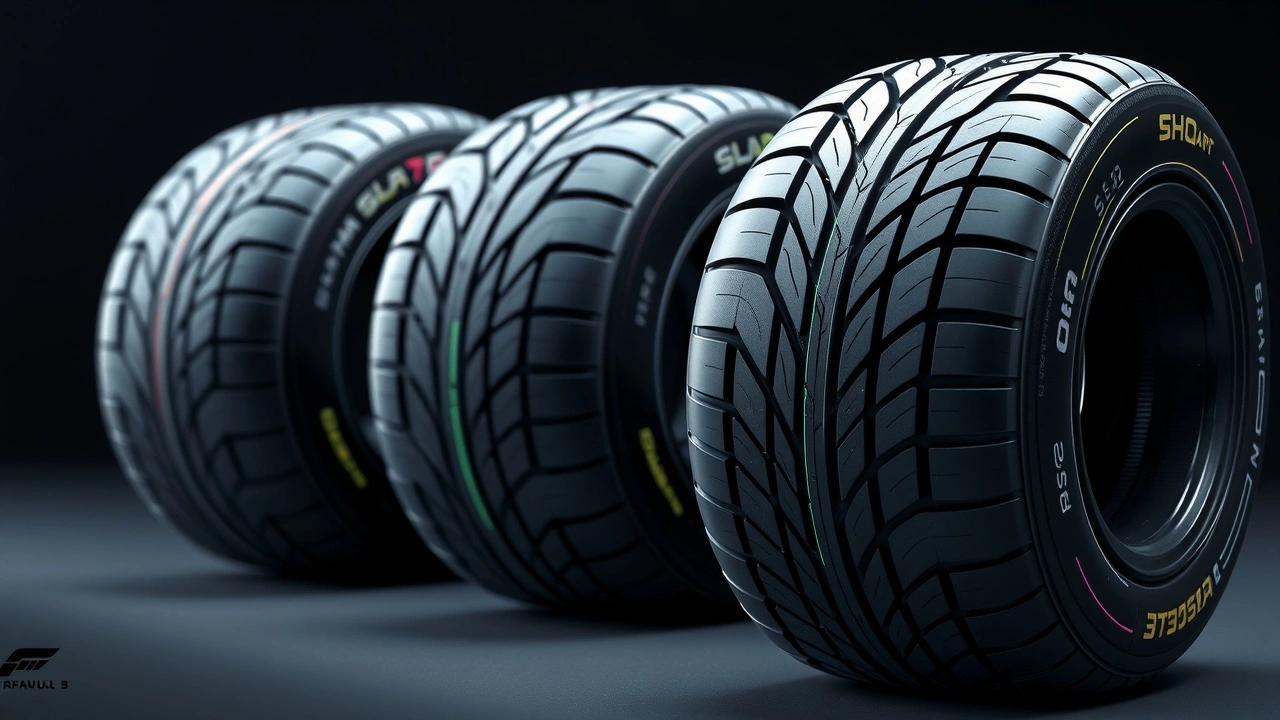 photo de pneus intelligents de Formule 1