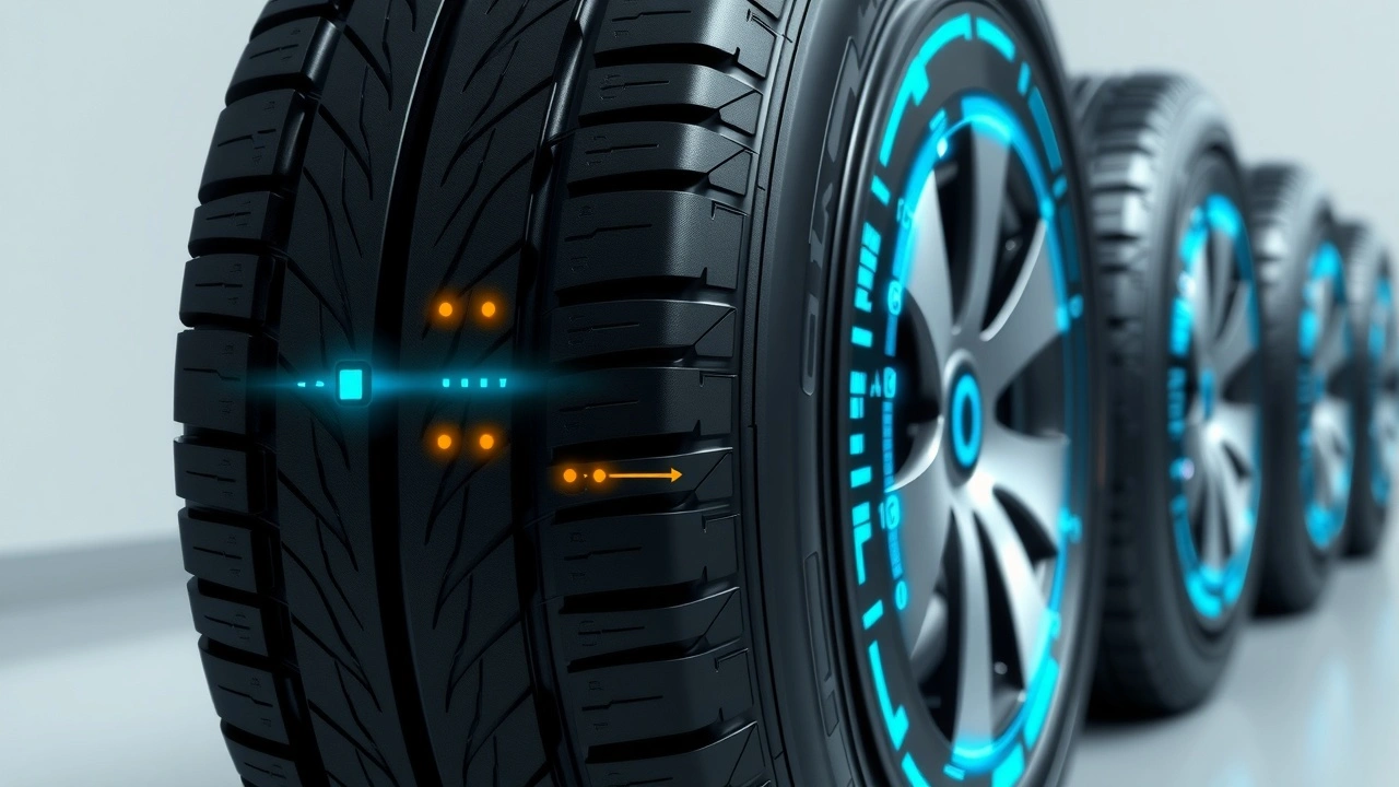 pneus intelligents avec technologie integrate et capteurs