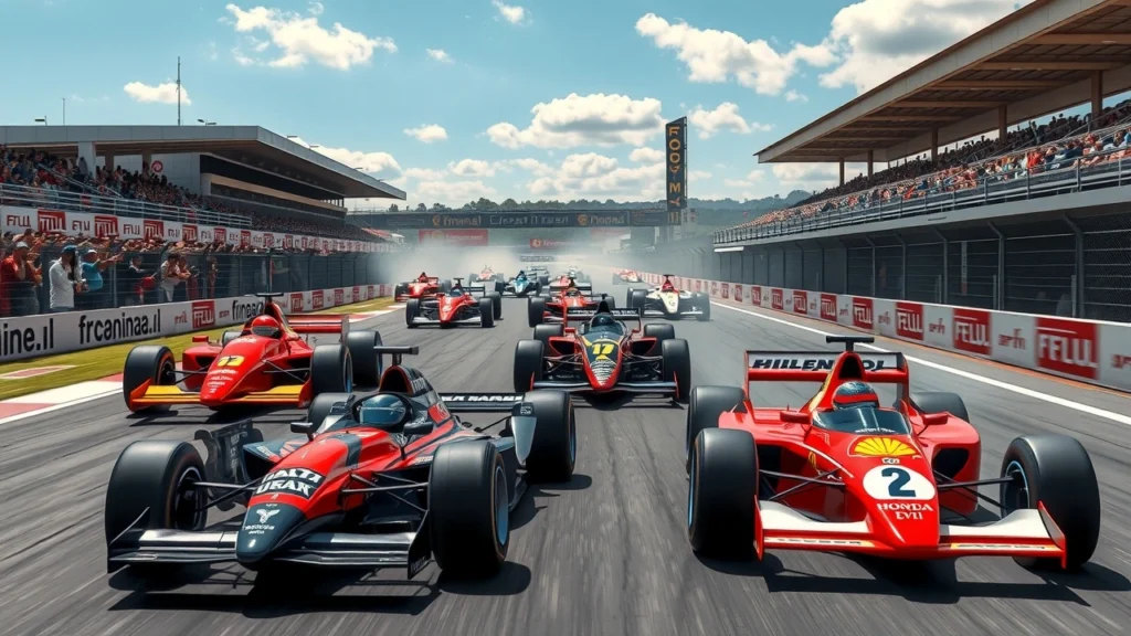 Une illustration des moments marquants de l'histoire de la Formule 1