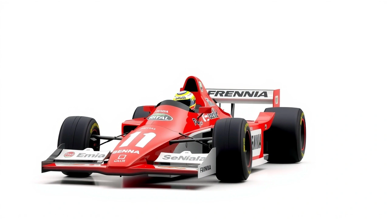 photo de références sur Ayrton Senna