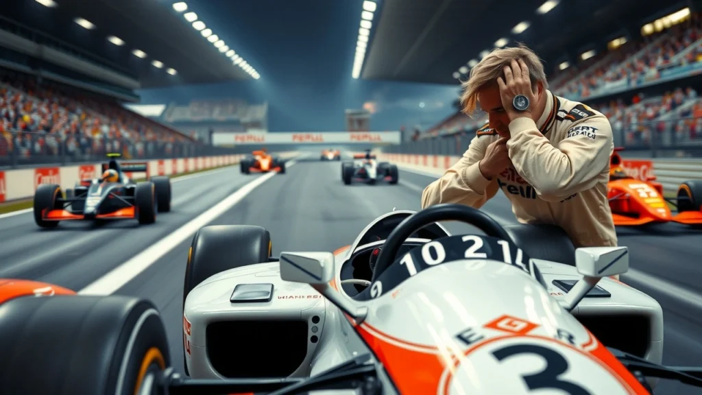 Une image représentant l'importance de la préparation physique en F1.