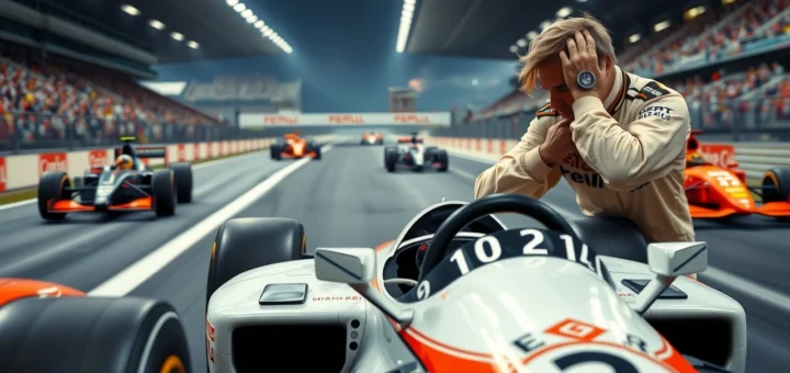 Une image représentant l'importance de la préparation physique en F1.