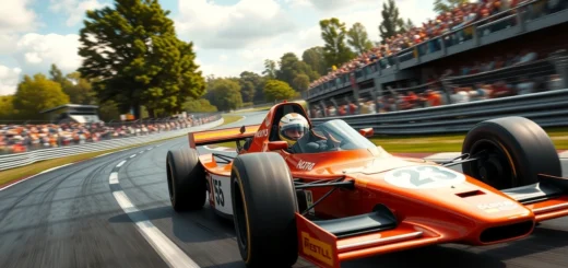 Une scène de course illustrant la technique de pilotage d'Ayrton Senna.