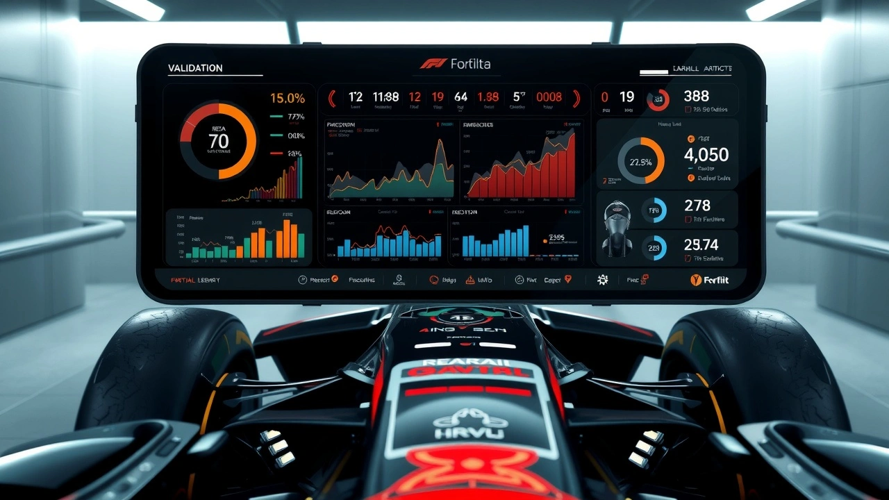 tableau de bord de validation des données en F1