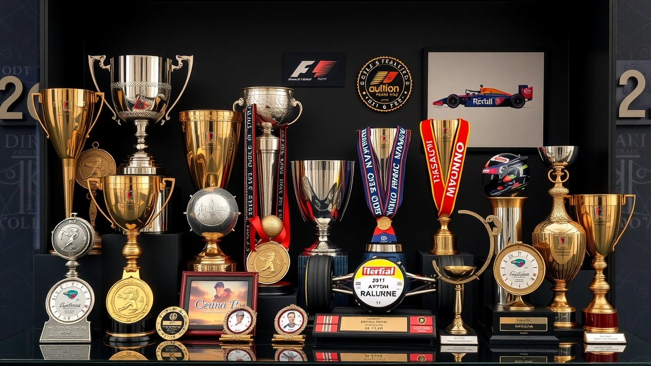 trophées et médailles de Ayrton Senna