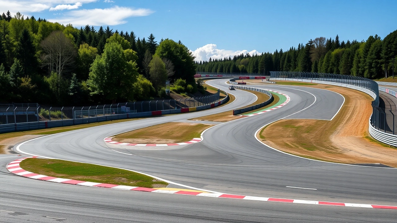 virages emblématiques du circuit de Spa-Francorchamps