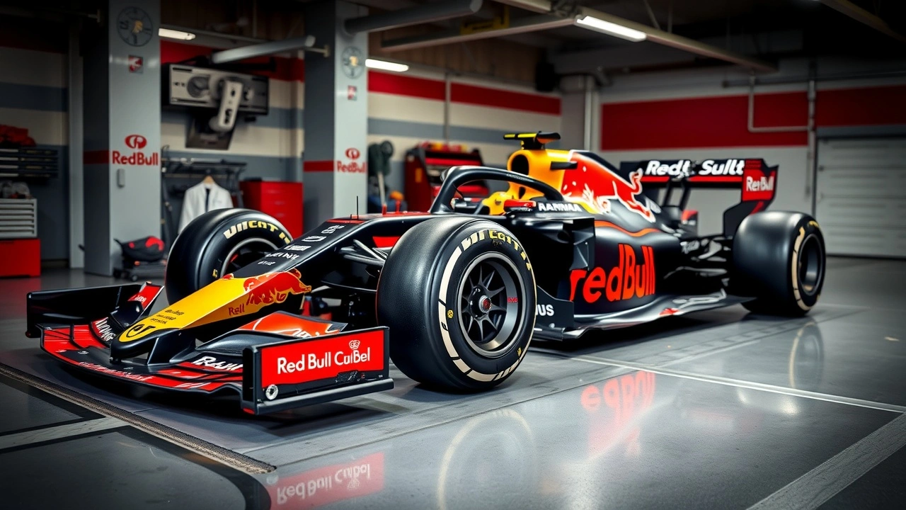 voiture de Formule 1 de l equipe Red Bull