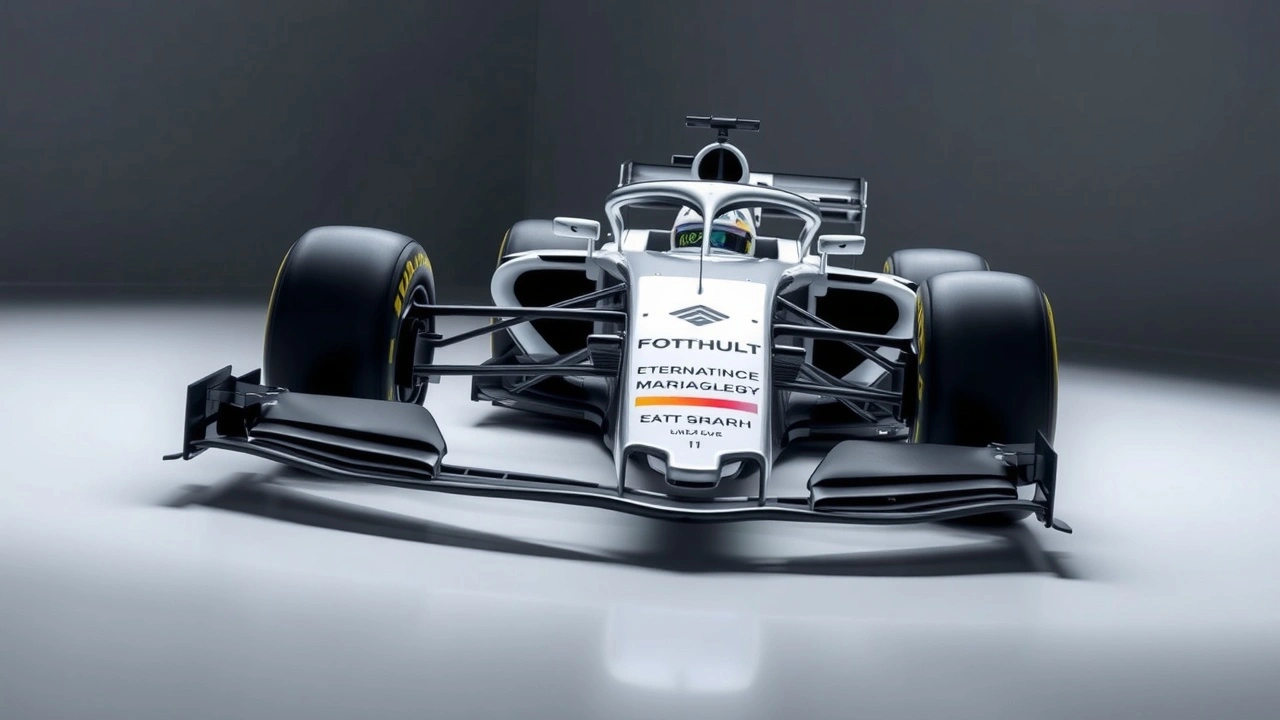 voiture de Formule 1 avec innovations techniques