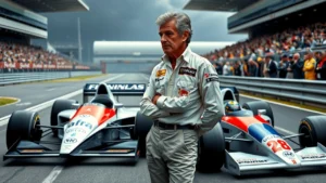 Alain Prost réfléchissant sur l'évolution de la Formule 1 et ses défis professionnels.