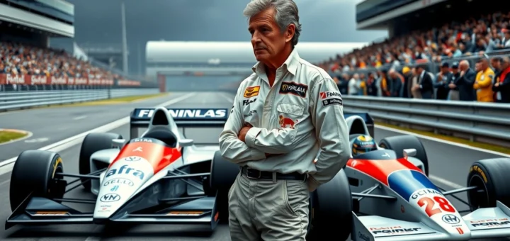 Alain Prost réfléchissant sur l'évolution de la Formule 1 et ses défis professionnels.