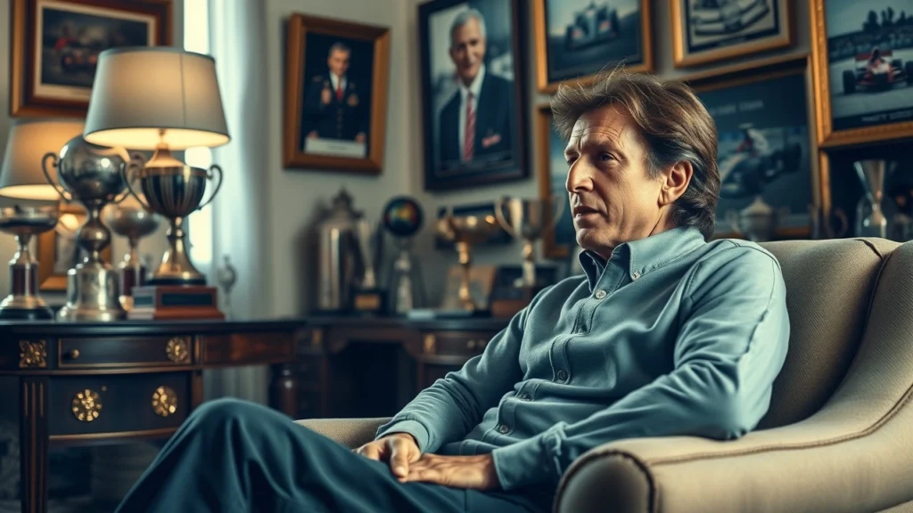 Un conducteur de course célèbre, Alain Prost, partageant ses secrets dans une interview.