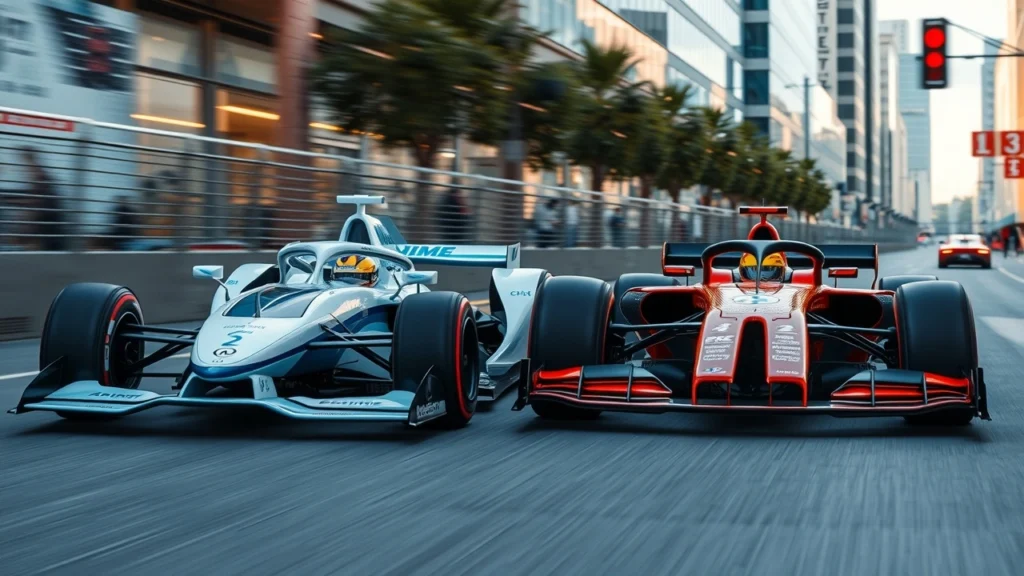 Comparaison des performances entre la Formule E et la Formule 1